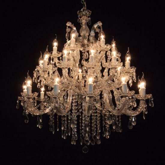 Vienna style chandelier for rental or hire