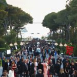 chandelier arches for amfAR gala Cannes