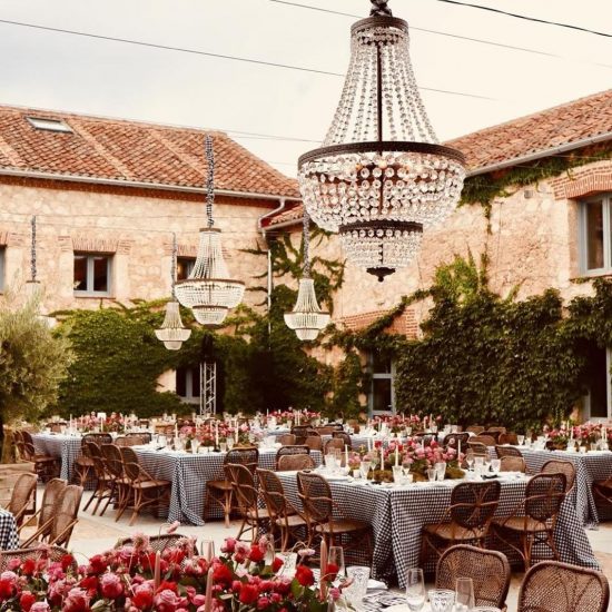 chandeliers for outdoor events