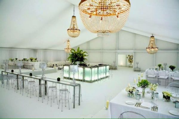 Exclusive handcrafted crystal chandelier rental in London for weddings and events